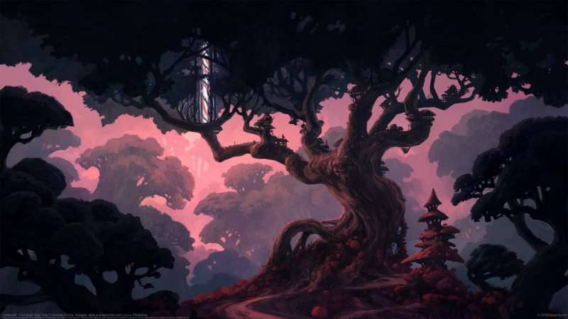 Fablecraft - Corrupted Hear Tree  Hintergrundbild