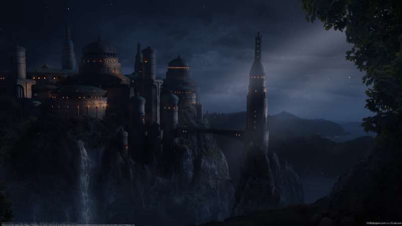 Night Castle Hintergrundbild
