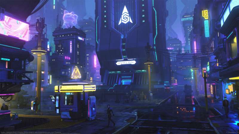 Avalon - Cyberpunk World Hintergrundbild