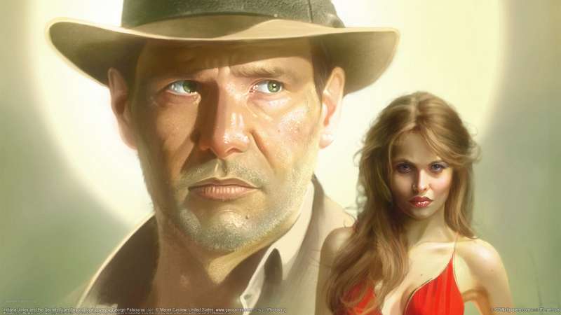 Indiana Jones and the Secrets From Beyond book cover Hintergrundbild