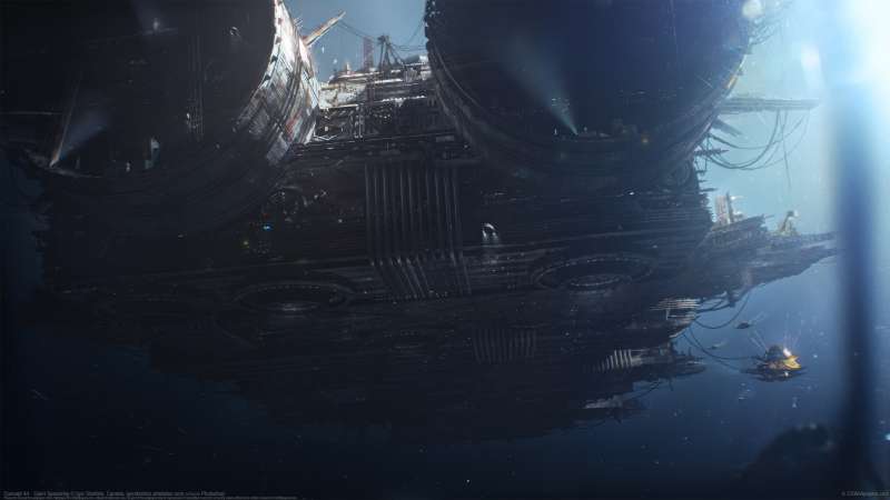 Concept Art - Giant Spaceship Hintergrundbild