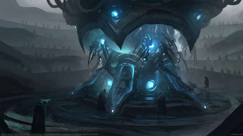 Magic the Gathering - All will be One: Blue sphere concept art Hintergrundbild