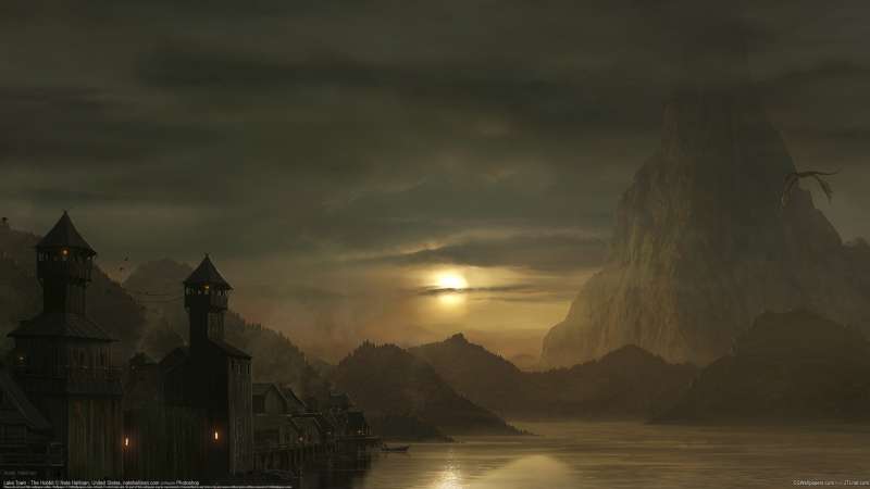 Lake Town - The Hobbit Hintergrundbild