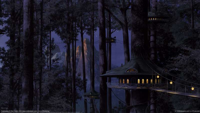 Treehouses Hintergrundbild