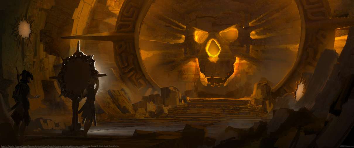 Magic the Gathering - Caverns of Ixalan 15 concept Mirrorpuzzle ultrabreit Hintergrundbild