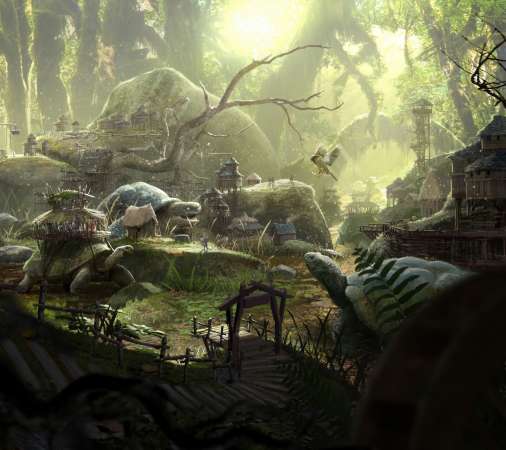 Andrew Kim Handy Horizontal Hintergrundbild