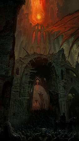 Minas Morgul Handy Vertikal Hintergrundbild