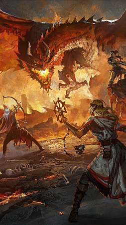 Neverwinter: Dragonslayer Handy Vertikal Hintergrundbild