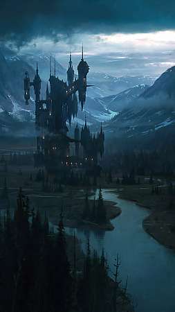 Castlevania Season 2 Backgrounds Handy Vertikal Hintergrundbild
