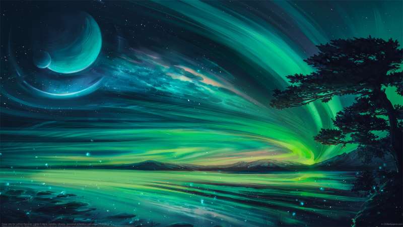 Cover arts for LofiGirl Records: Lights Hintergrundbild
