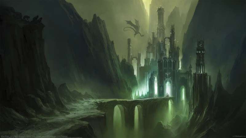 Minas Morgul - MTG Playmat (Swamp) Hintergrundbild