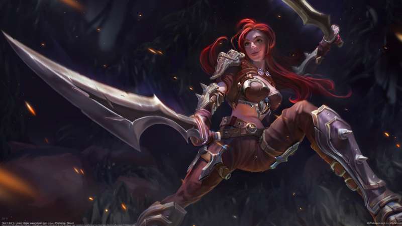 League of Legends - Katarina fan art Hintergrundbild