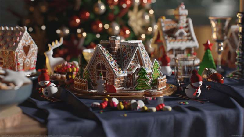 Gingerbread Street Hintergrundbild