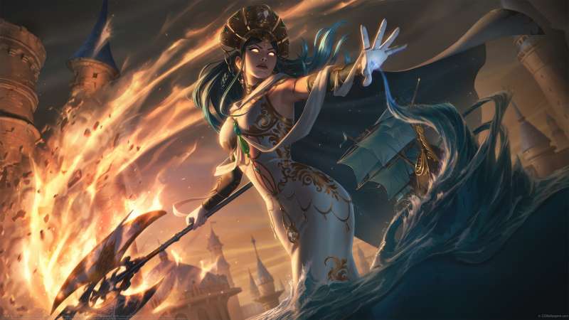 Lana Solaris - Splash Commission Hintergrundbild