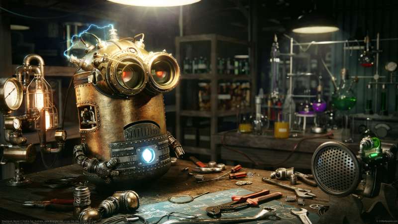 Steampunk Minion Hintergrundbild