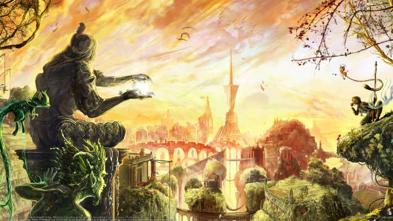 Hanging Gardens of Babylon Hintergrundbild