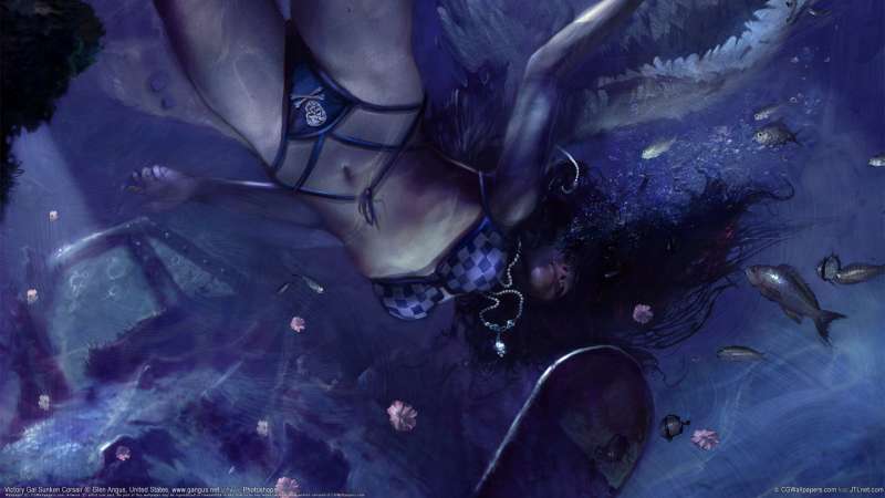 Victory Gal Sunken Corsair Hintergrundbild