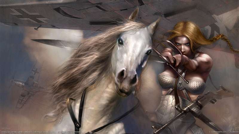 Victory Gal German Fighter - Valkylrie Hintergrundbild