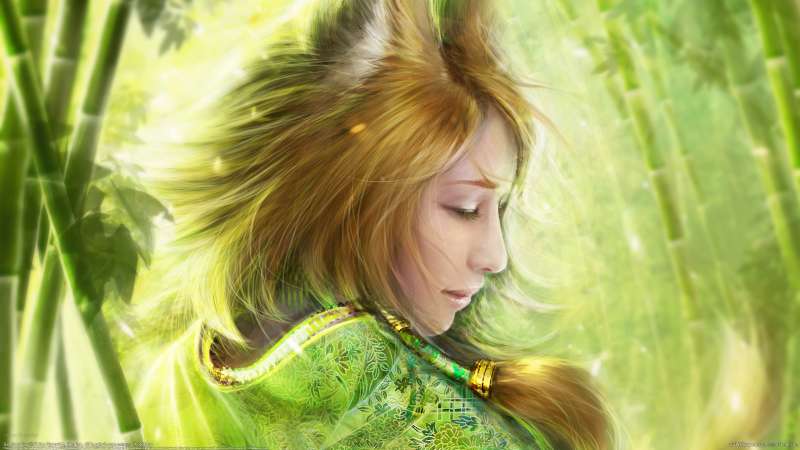 Bamboo Fox Hintergrundbild