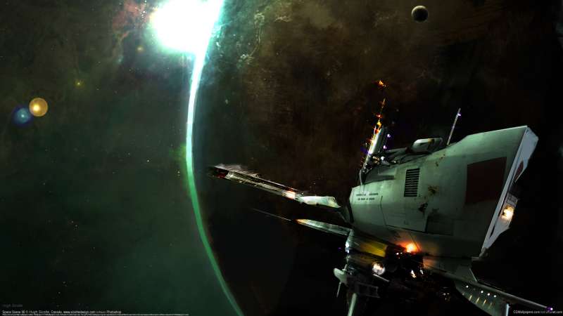 Space Scene 06 Hintergrundbild