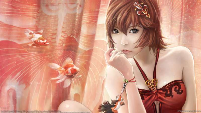 Goldfish Princess Hintergrundbild