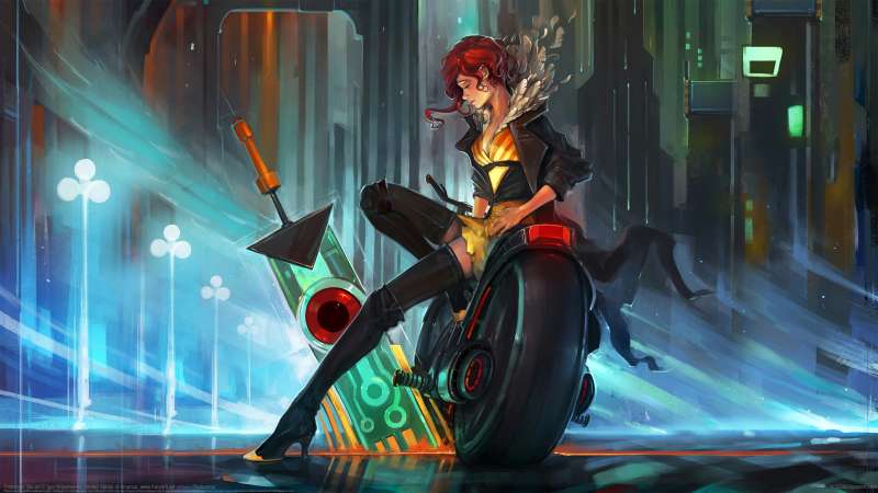 Transistor fan art Hintergrundbild