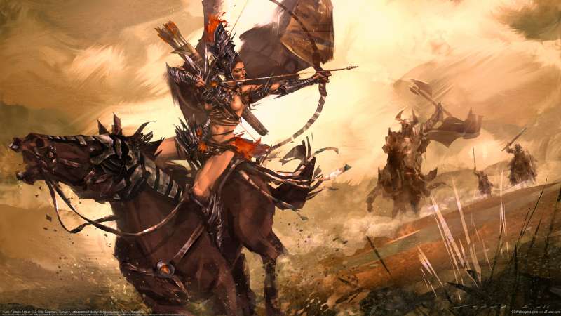 Hunt, Female Archer Hintergrundbild