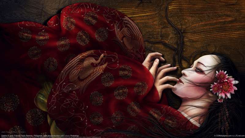 Geisha Hintergrundbild