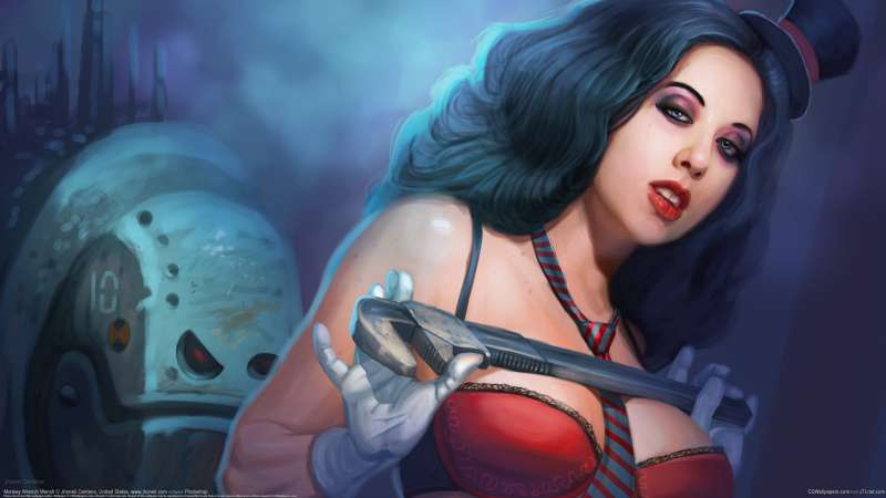 Monkey Wrench Wench Hintergrundbild