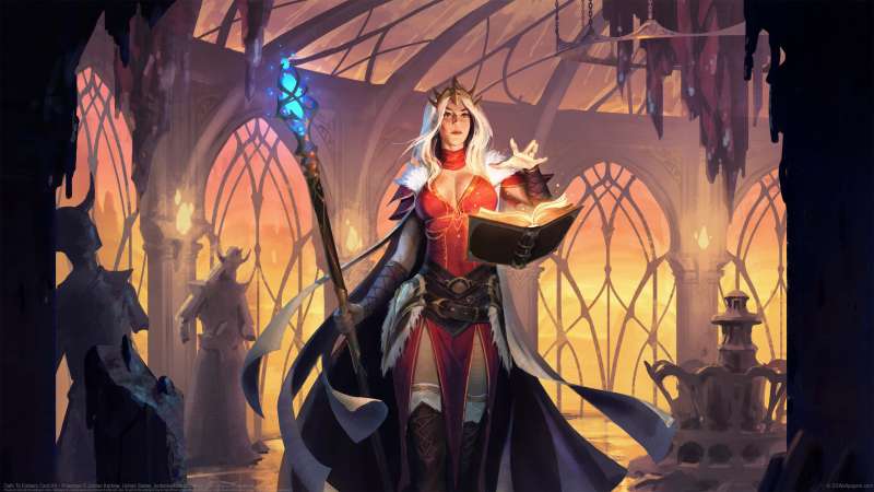 Oath To Embers Card Art - Priestess Hintergrundbild