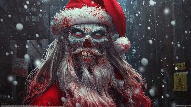 Zombie Claus Hintergrundbild