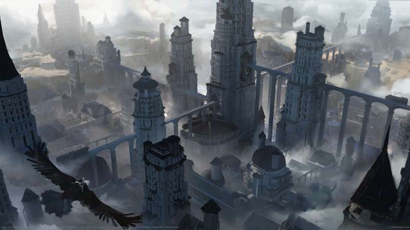 Magic the Gathering - Outlaws of Thunder junction concept art - Prosperity Hintergrundbild