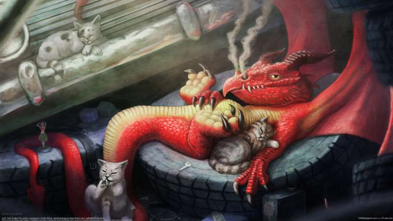 Junk Yard Dragon Hintergrundbild