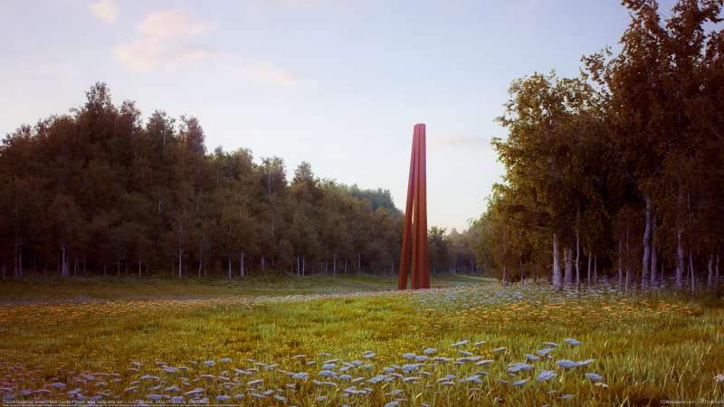 Tribute to Bernar Venet Hintergrundbild