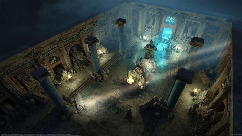 Titan Quest 2 - concept art Richman's tomb Hintergrundbild