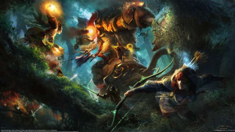 Fight the Minotaur Boss Hintergrundbild