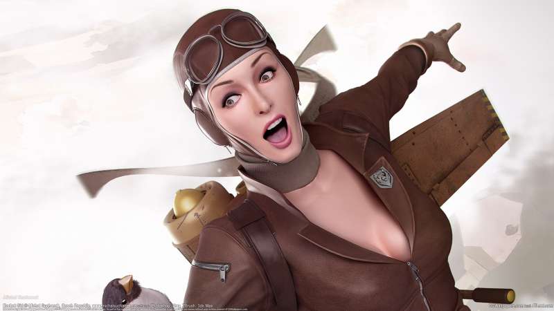 Rocket Girl Hintergrundbild