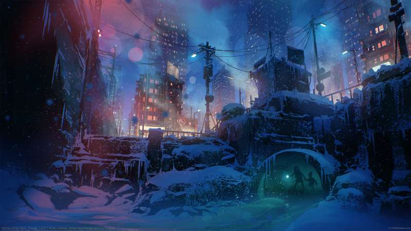 Painting a Winter Scene - Procreate Tutorial Hintergrundbild