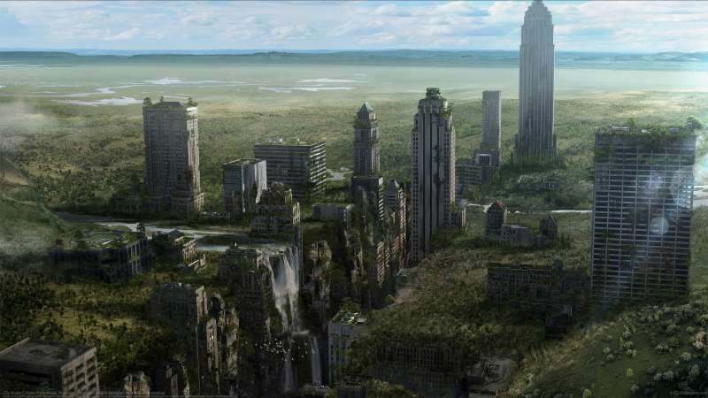 City Ruins Hintergrundbild