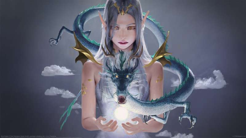 Blue Dragon Hintergrundbild