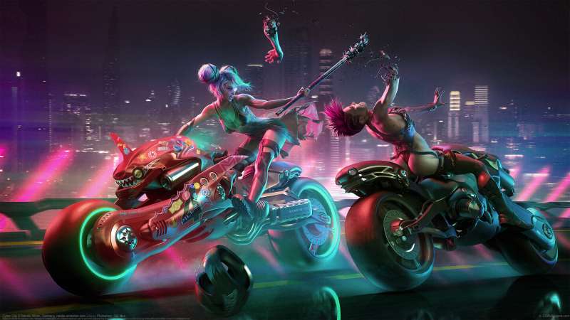 Cyber City Hintergrundbild