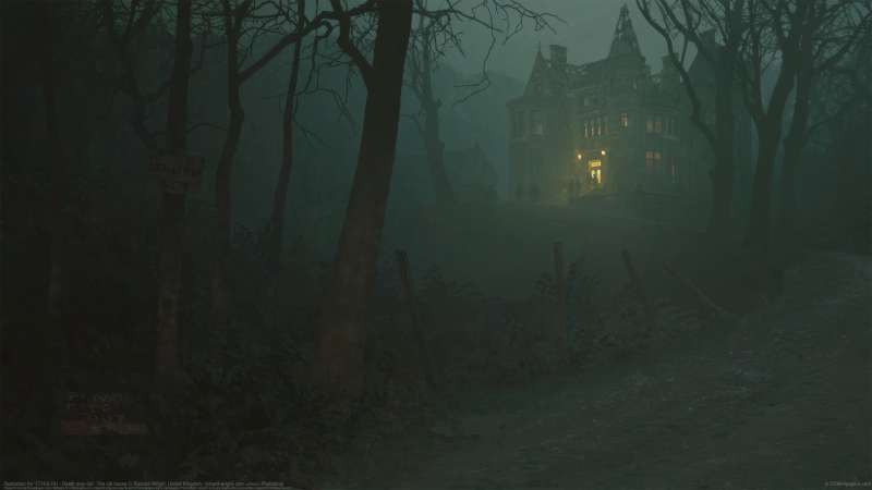 Illustration for 'CTHULHU - Death may die': The old house Hintergrundbild