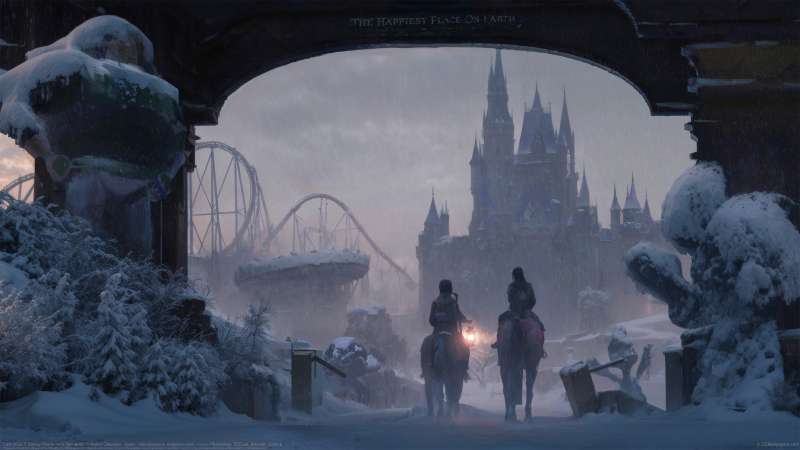 Last of us 2 Disney theme park (fan work) Hintergrundbild