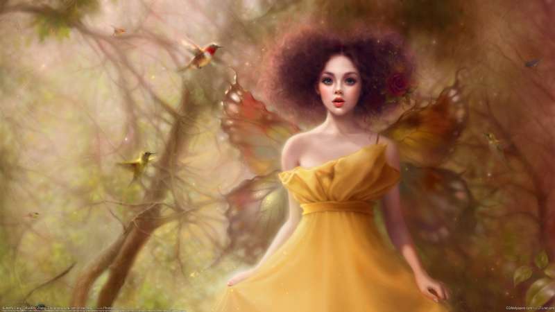 Butterfly Fairy Hintergrundbild