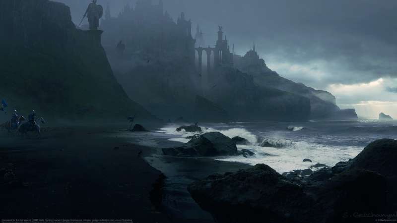 Homework for the 2nd week of CGMA Matte Painting course Hintergrundbild