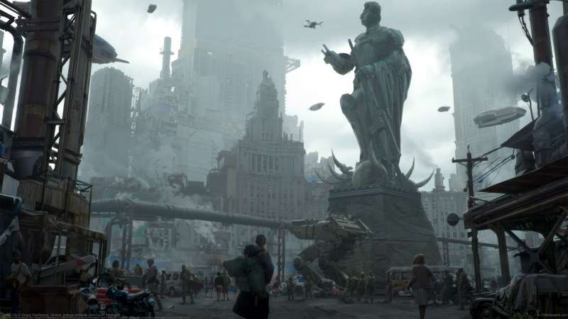 Fallen City Hintergrundbild