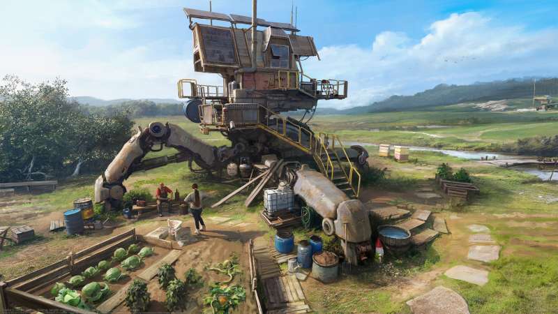 Dacha Hintergrundbild