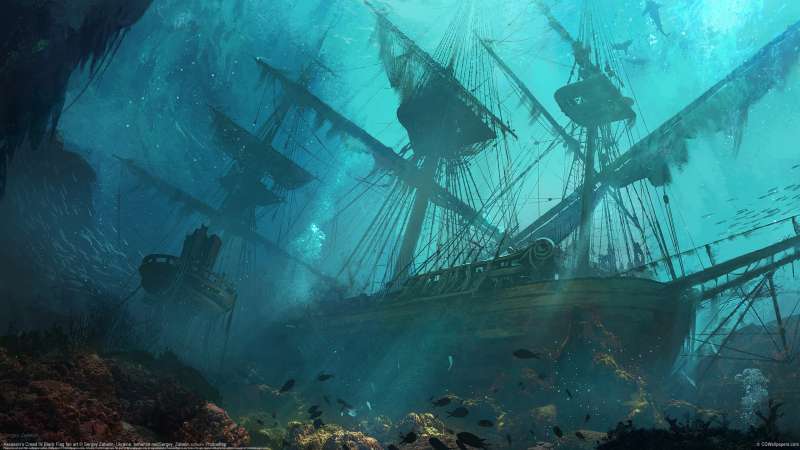 Assassin's Creed IV Black Flag fan art Hintergrundbild