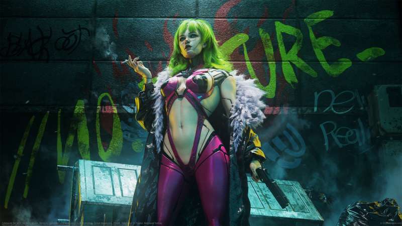 Cyberpunk fan art Hintergrundbild
