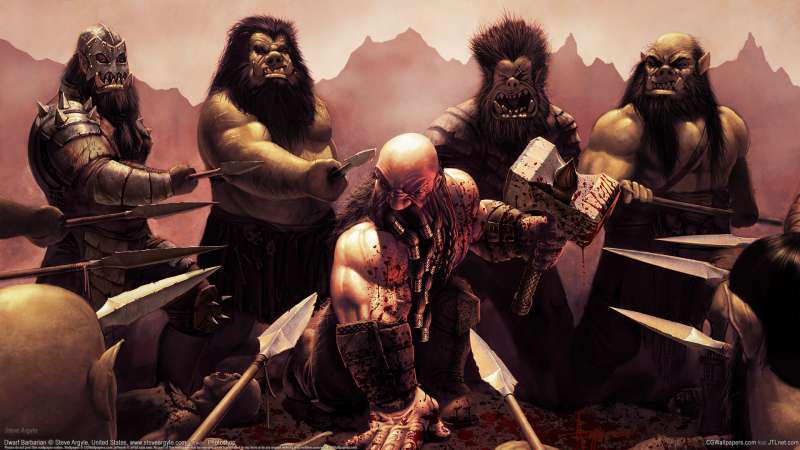Dwarf Barbarian Hintergrundbild